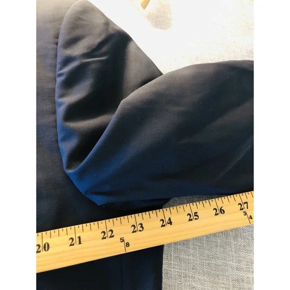 Joseph Abboud Suit 48R Blue Two Piece Pants 42 Angelico Super 100s Career USA - Picture 5 of 16